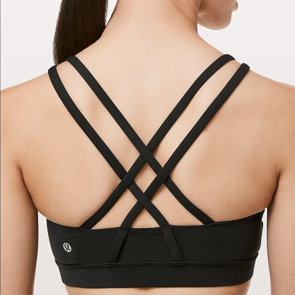 Lululemon Energy Bra Black Size 2 NWOT
